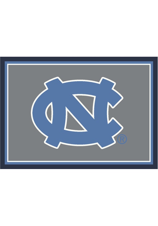 North Carolina Tar Heels 8x11 Spirit Interior Rug - Carolina Blue