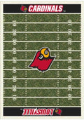 Louisville Cardinals 8x11 Homefield Interior Rug - Red