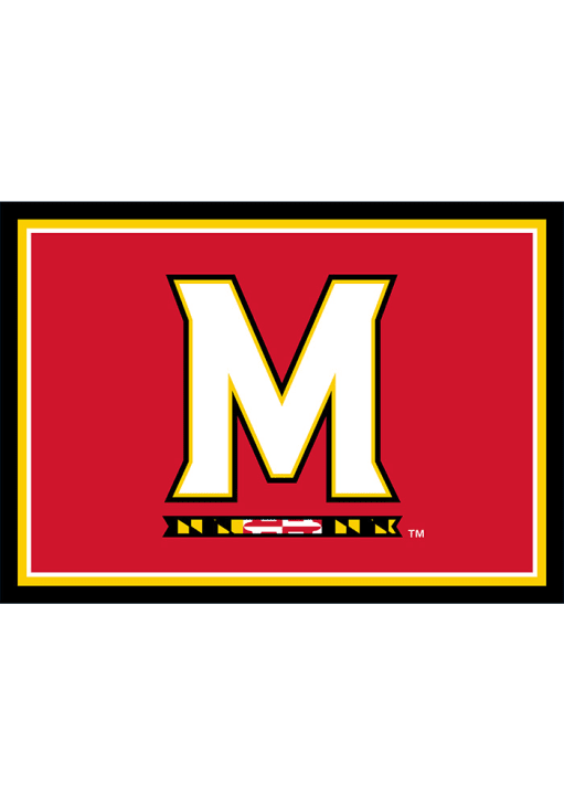 Maryland Terrapins 8x11 Spirit Interior Rug - Red