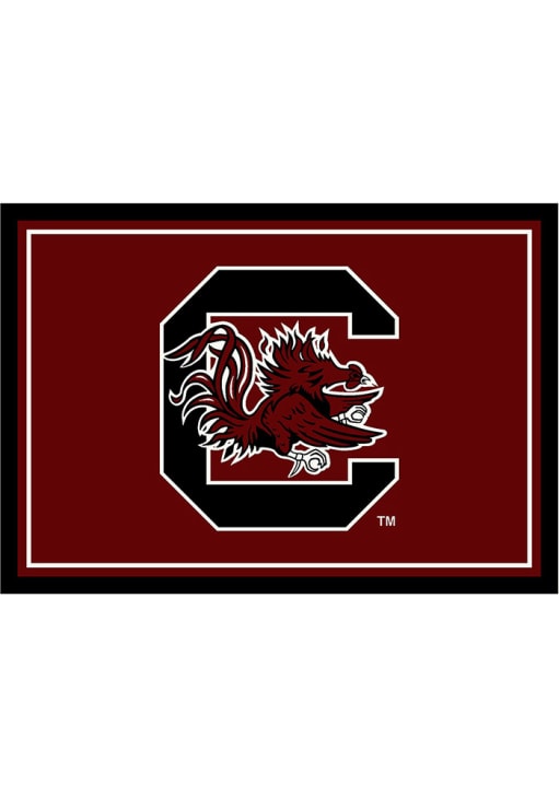 South Carolina Gamecocks 4x6 Spirit Interior Rug - Garnet