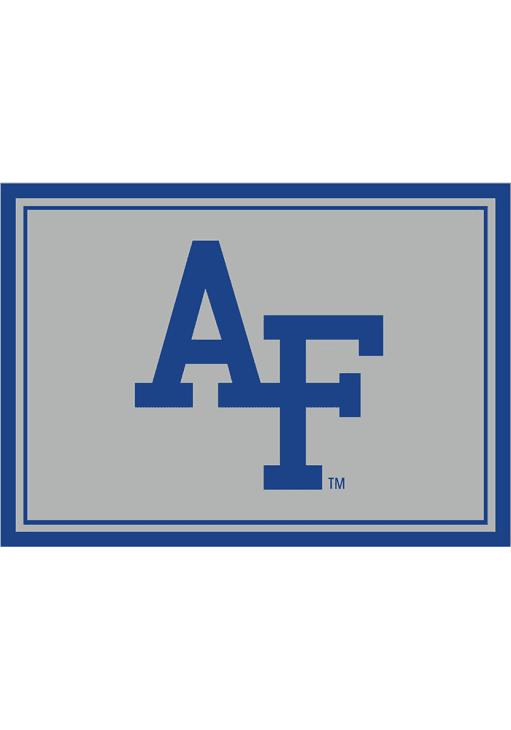 Air Force Falcons 4x6 Spirit Interior Rug - Ash