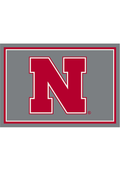 Nebraska Cornhuskers 6x8 Spirit Interior Rug - Scarlet Red