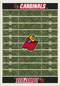 Louisville Cardinals 4x6 Homefield Interior Rug - Red