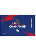 Los Angeles Dodgers 2024 World Series Champions 36x62 Washable Interior Rug - Blue