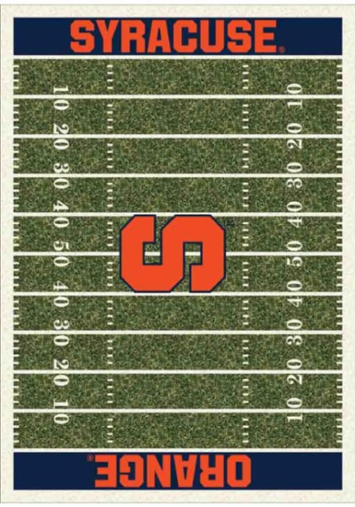Syracuse Orange 8x11 Homefield Interior Rug - Orange