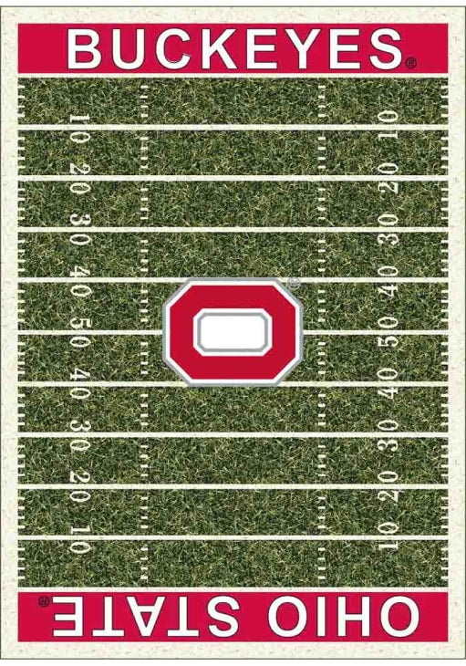 Ohio State Buckeyes 4x6 Homefield Interior Rug - Scarlet Red