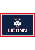 UConn Huskies 6x8 Spirit Interior Rug - Navy Blue