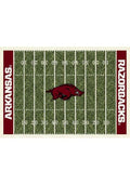 Arkansas Razorbacks 6x8 Homefield Interior Rug - Cardinal Red