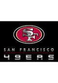 San Francisco 49ers 6x8 Interior Rug - Red