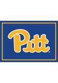 Pitt Panthers 8x11 Spirit Interior Rug - Blue