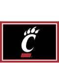Cincinnati Bearcats 6x8 Spirit Interior Rug - Black