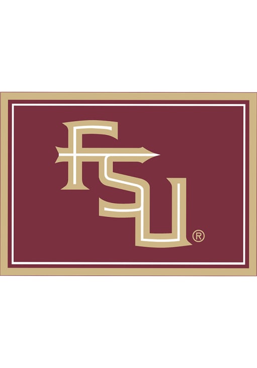Florida State Seminoles 6x8 Spirit Interior Rug - Garnet
