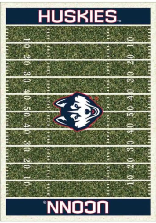 UConn Huskies 4x6 Homefield Interior Rug - Navy Blue
