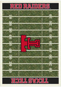 Texas Tech Red Raiders 8x11 Homefield Interior Rug - Black