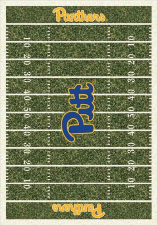 Pitt Panthers 6x8 Homefield Interior Rug - Blue