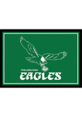 Philadelphia Eagles vintage 4x6 Spirit Rug Interior Rug - Midnight Green