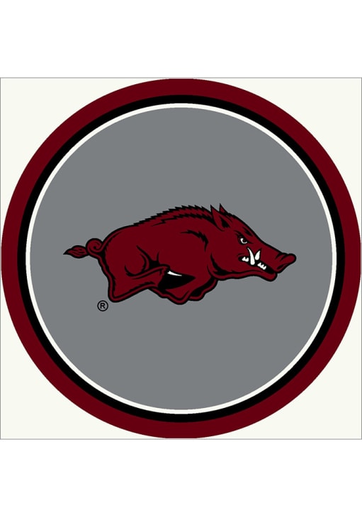 Arkansas Razorbacks 64" Diameter Interior Rug - Ash
