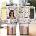 Personalized Black Girl Inspiration 40oz Tumbler