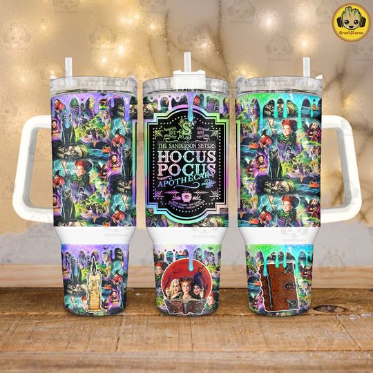 Halloween Sanderson Sisters 40 oz Quencher Tumbler, I Smell Children 40oz Tumbler
