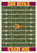 Arizona State Sun Devils 4x6 Homefield Interior Rug - Maroon