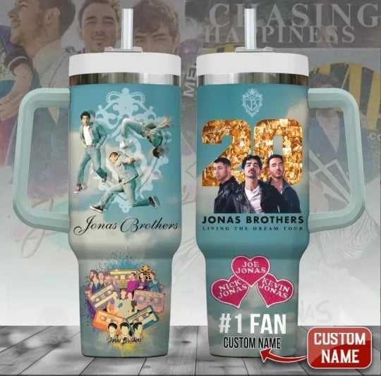 Personalized Jonas Brothers 40oz Tumbler
