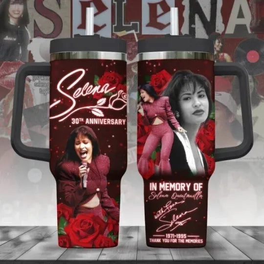 30th Anniversary Selena Quintanilla Perez 40oz Tumbler Great New