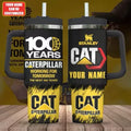 Personalized Caterpillar 40Oz Tumbler With Handle For Fans