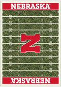 Nebraska Cornhuskers 4x6 Homefield Interior Rug - Scarlet Red
