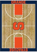 Syracuse Orange 4x6 Courtside Interior Rug - Wood