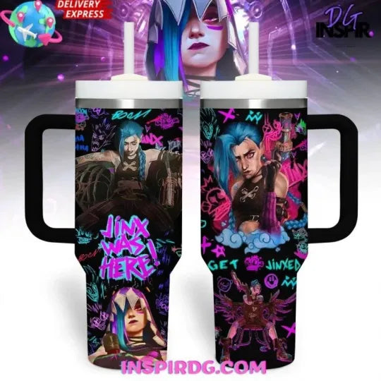 Arcane Jinx Was Here Stanley Tumbler 40oz Arcane Jinx Music Tumbler Gift For Fan