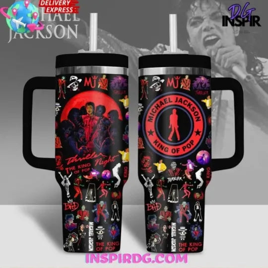 Michael Jackson King Of Pop Stanley Tumbler 40oz Tumbler Gift For Fan