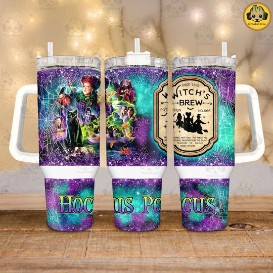 Halloween Witches Sisters 40 oz Quencher Tumbler, I Smell Children 40oz Tumbler