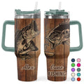 Gone Fishing - Personalized Custom 40oz Tumbler - Retirement Gift For Him, Husband