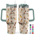 Dachshund Fashion Wiener - Personalized Custom 40oz Tumbler - Christmas Gift For Dog Lover