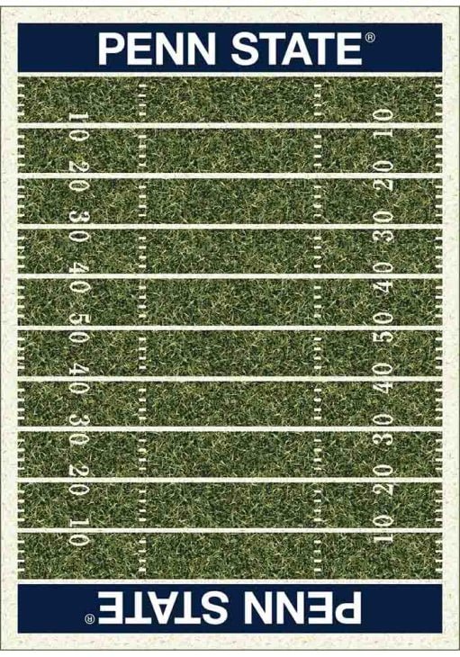 Penn State Nittany Lions 4x6 Homefield Interior Rug - Navy Blue