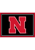 Nebraska Cornhuskers 3x4 Area Interior Rug - Scarlet Red