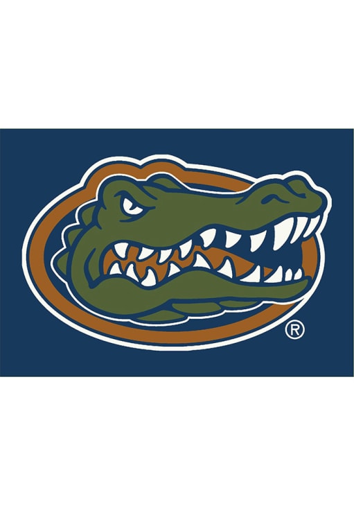 Florida Gators 8x11 Spirit Interior Rug - Royal Blue