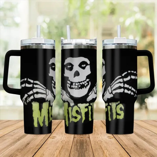 New Misfits skull Pop Tumbler 40oz Gift For Fans