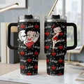 Betty Boop Tumbler 40Oz, Betty Boop Tumbler, Betty Boop Tumbler, Cartoon Coffee Tumbler