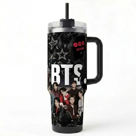 Kpop World Tour 2026 BTS Arirang Tumbler 40oz With Handle