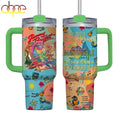 Jimmy Buffett Margaritaville Tumbler 40Oz With Handle For Fans