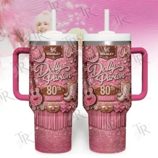 Dolly Parton 80th Birthday 2026 40oz Tumbler