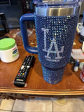 Los Angeles Dodgers 40oz Tumbler Bling Cup - Licensed Product