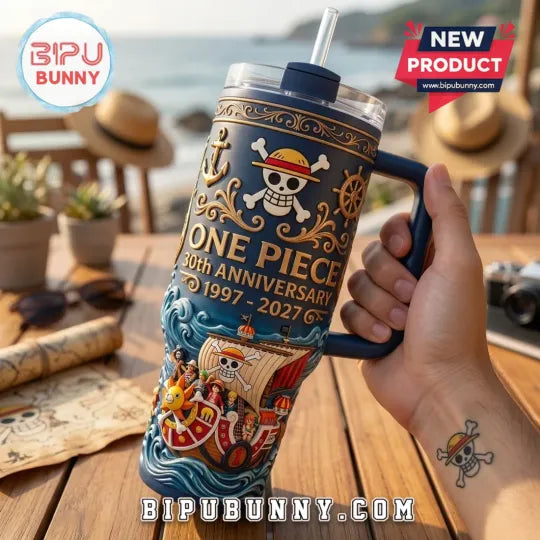 Anime Thousand Sunny 1997-2027 AOP Tumbler 40oz