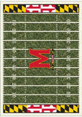 Maryland Terrapins 4x6 Homefield Interior Rug - Red