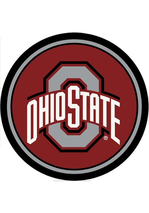 Ohio State Buckeyes 64" Diameter Interior Rug - Red