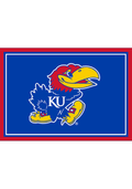 Kansas Jayhawks 3x4 Area Interior Rug - Royal Blue