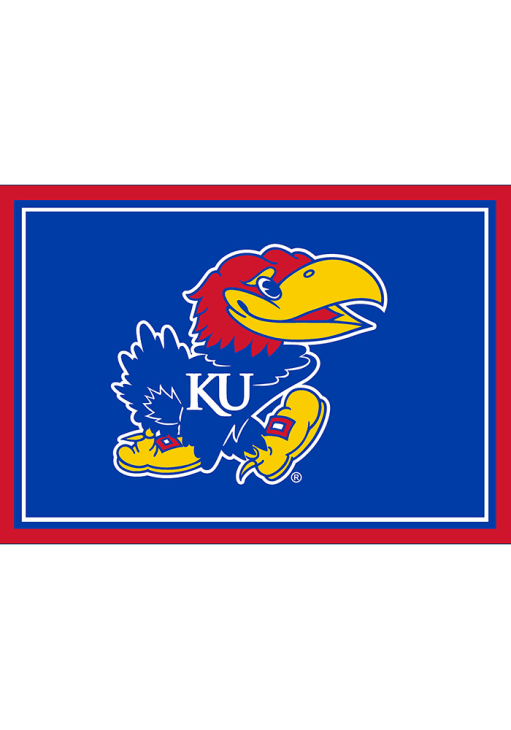 Kansas Jayhawks 3x4 Area Interior Rug - Royal Blue