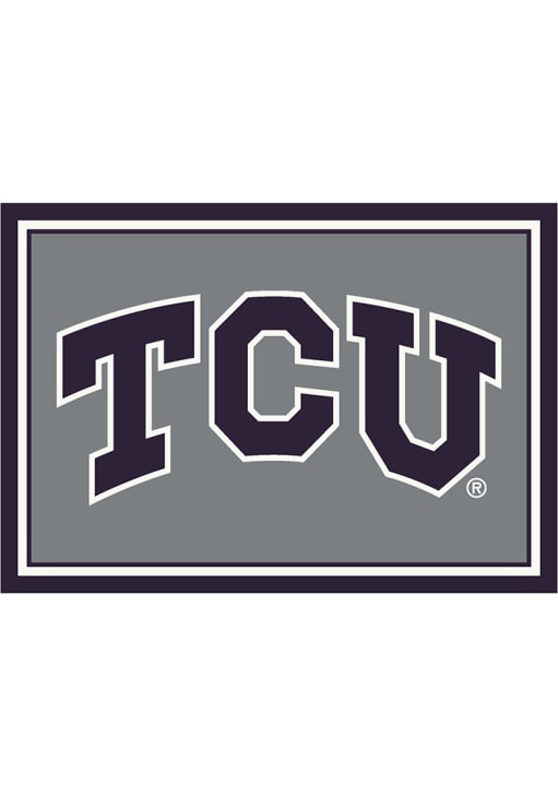 TCU Horned Frogs 4x6 Spirit Interior Rug - Ash