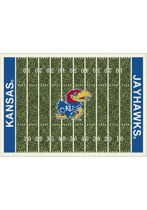 Kansas Jayhawks 4x6 Homefield Interior Rug - Royal Blue
